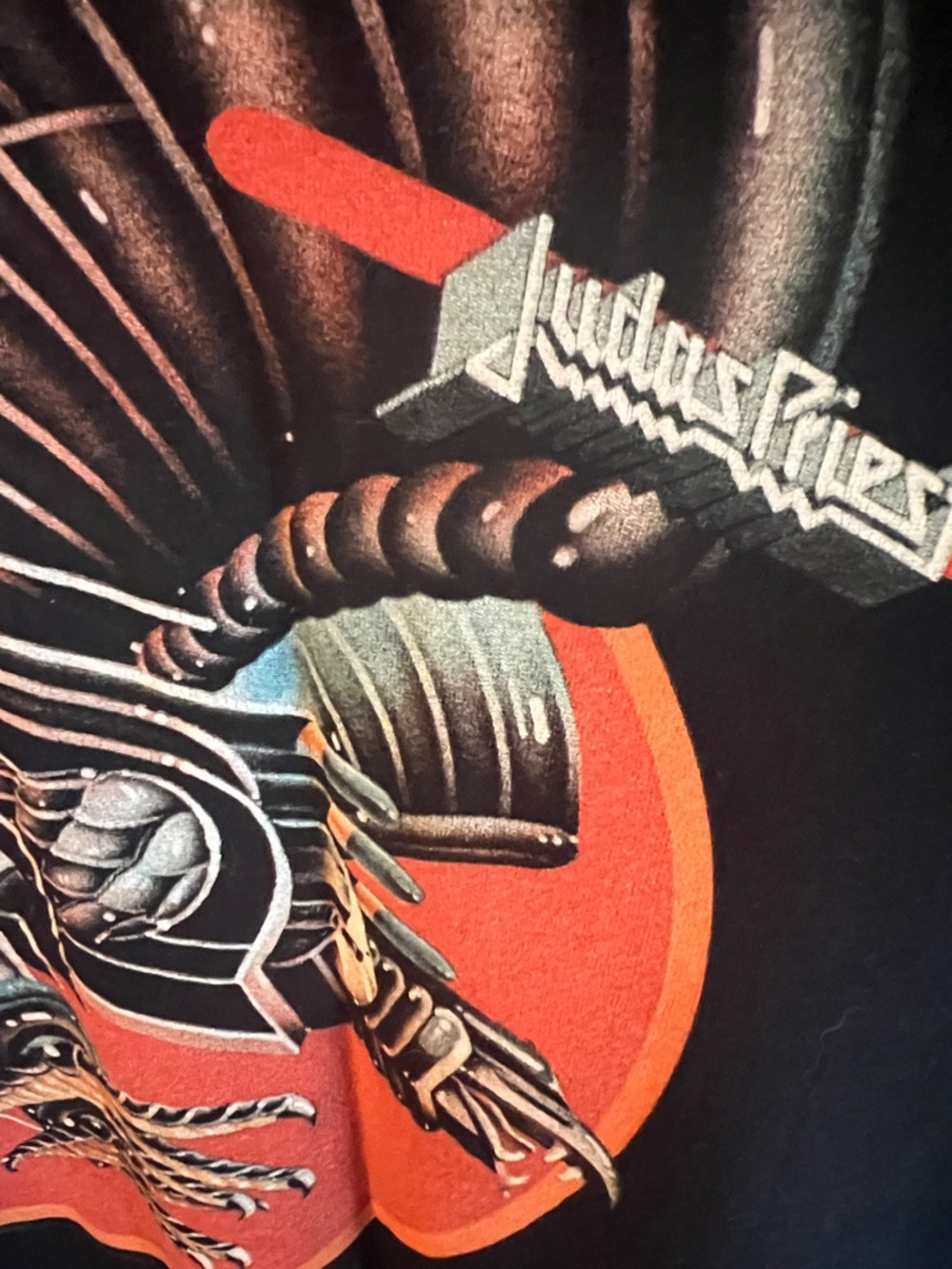 JUDAS PRIEST SCREAMING FOR VENGEANCE BAND TEE BLACK SIZE XL